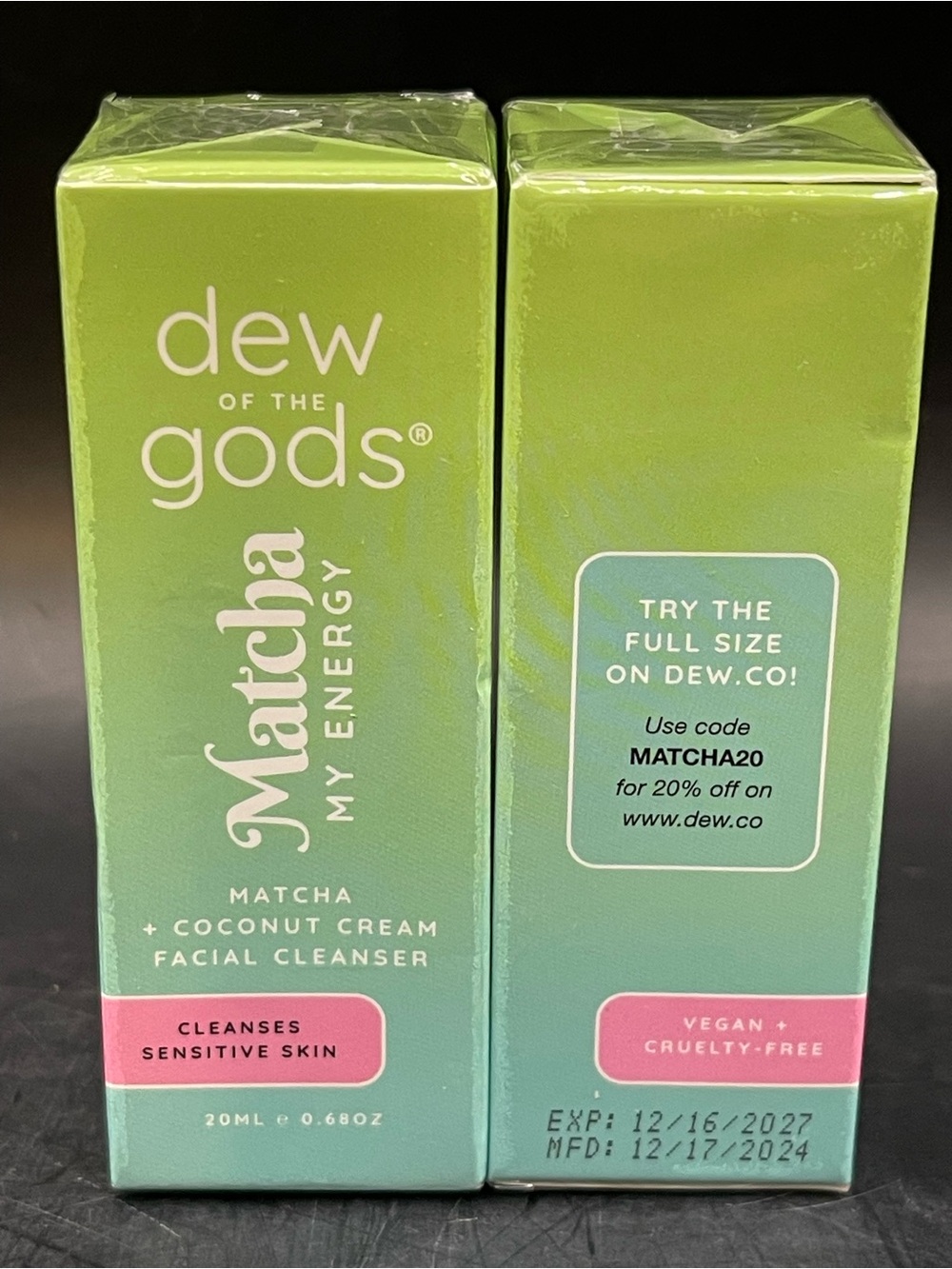 Dew of the Gods Matcha My Energy Facial Cleanser - Green